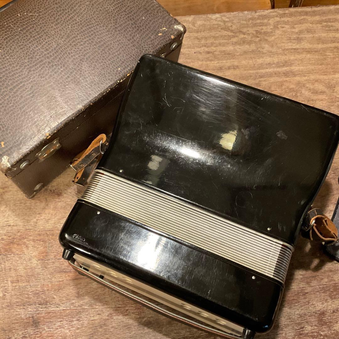 YAMAHA ヤマハ アコーディオン 25鍵盤 BLACK ブラック 黒 レトロ