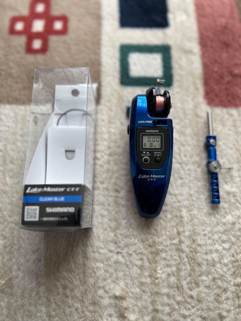 シマノ　レイクマスターCT-T電動リール BLUE ワカサギ
