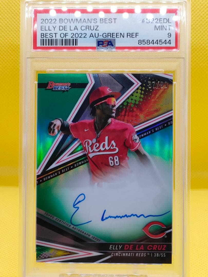 【貴重】_ＰSA9鑑定品_ELLY DE LA CRUZ_直筆オンカードサイン