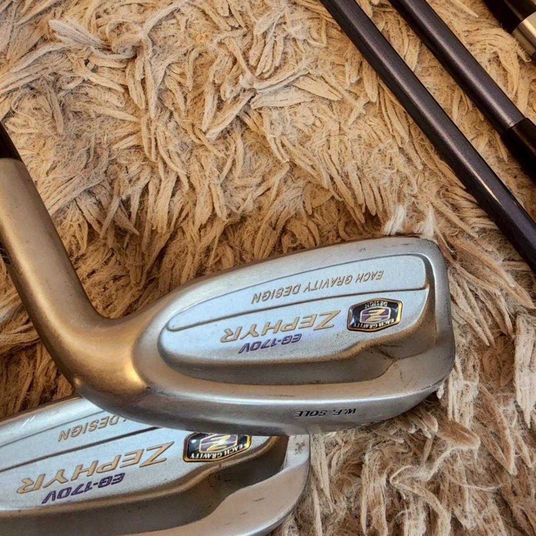 【良品】ミズノ レディース クラブセット 9本 Mizuno ZEPHYR《L》