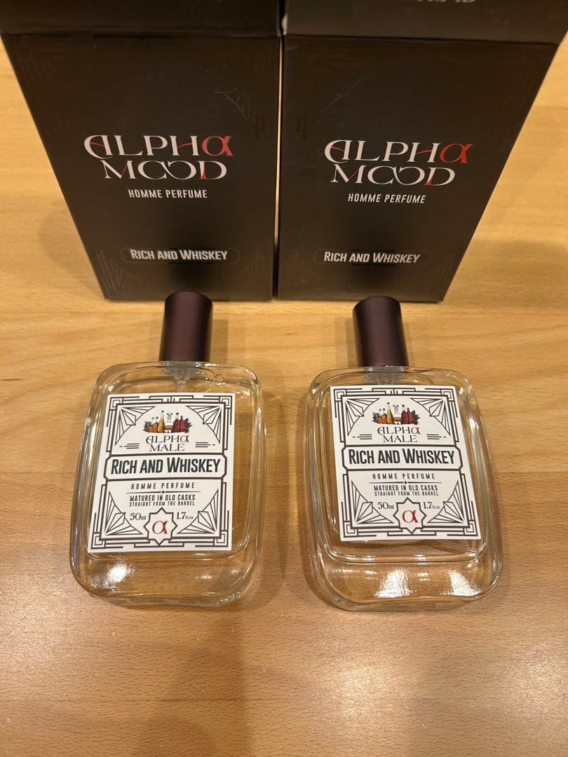 ALPHAMOOD アルファメイル リッチアンドウィスキー50ml２本セット