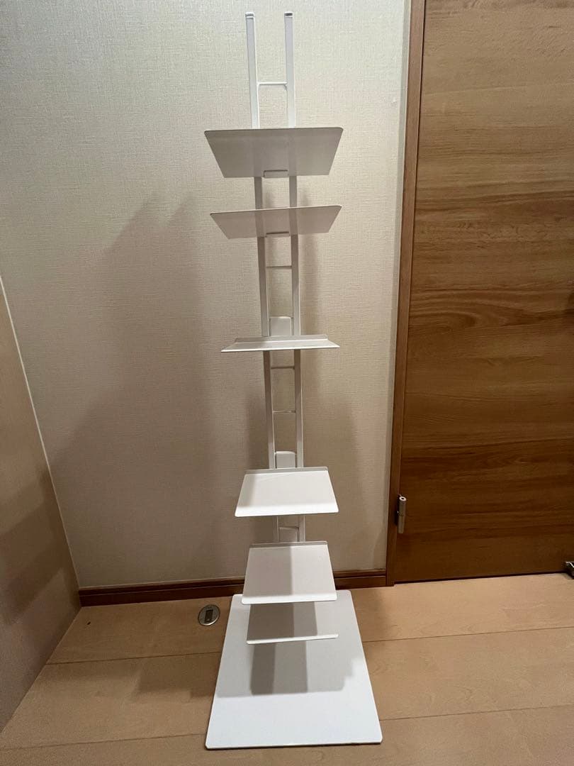 ルネセイコウ タワーシェルフ Shateau(シャトー) (ピュアホワイト)