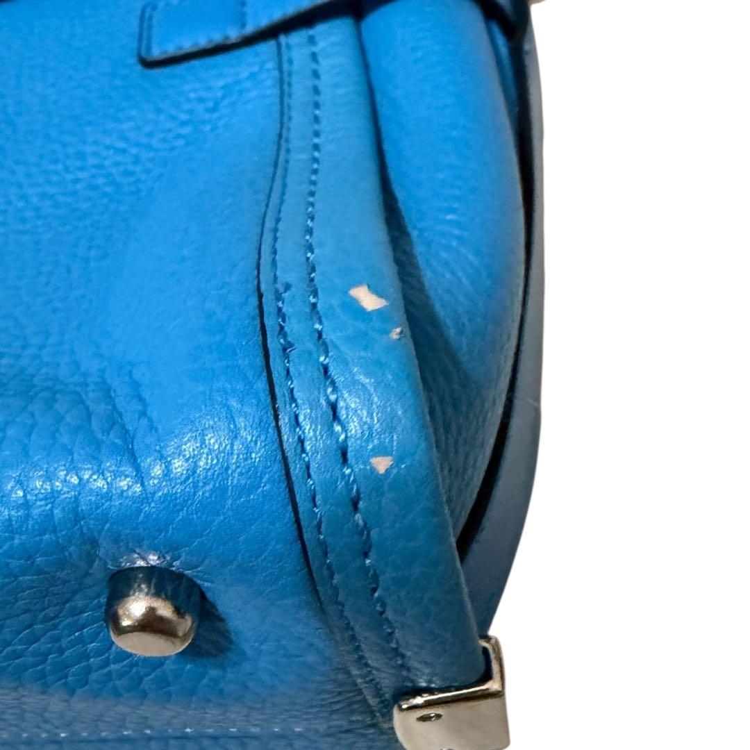 COACH スワッガー キャリーオール 2WAY ハンドバッグ ペブルレザー