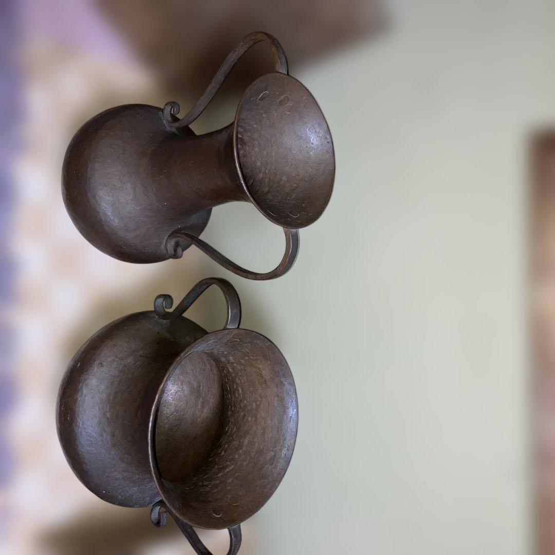 アンティーク ダブルハンドル花瓶