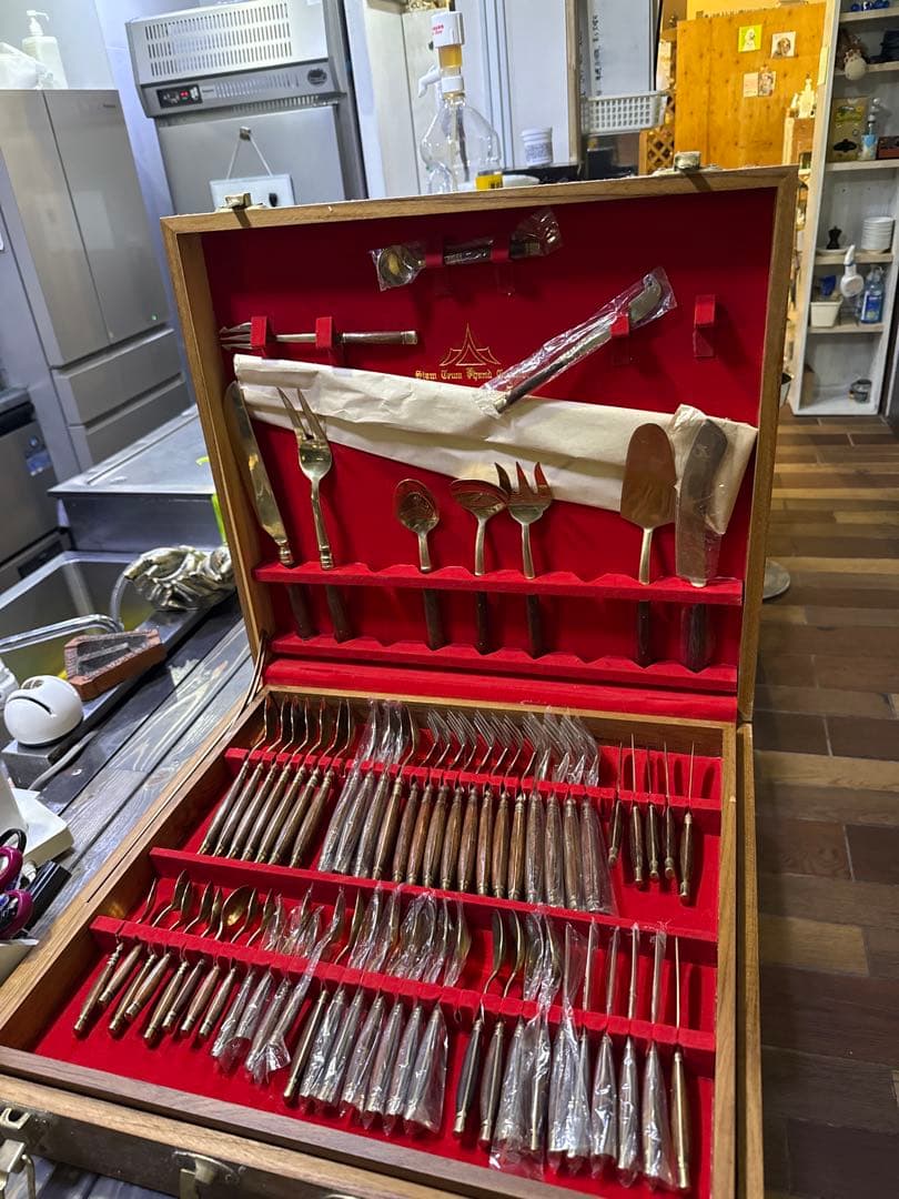 Siam Towa Phand 高級カトラリーセット 48本入 ビンテージ 箱付