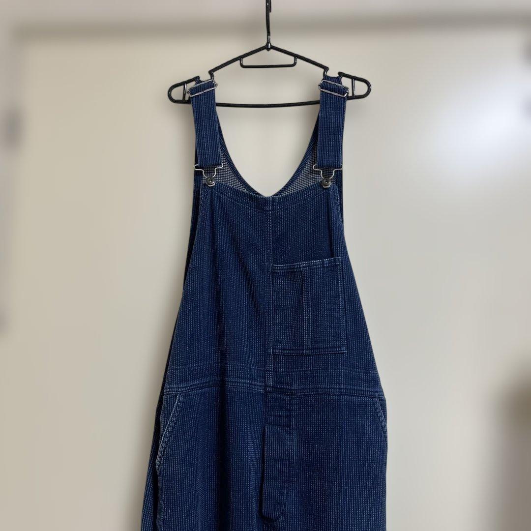 【AOZORA】ブルーヘブン　オーバーオール ネイビー サイズ4 大きめ