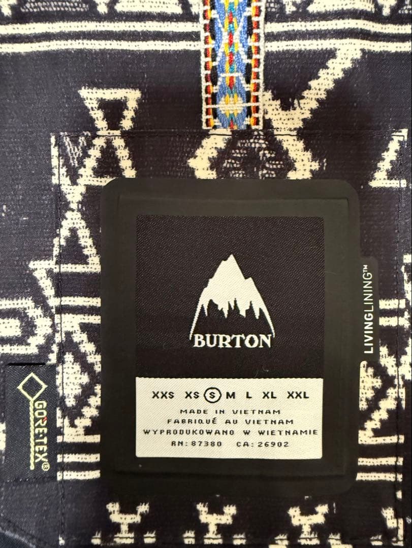 GORE-TEX BURTON レディース スノーボードウェア上下セットSサイズ