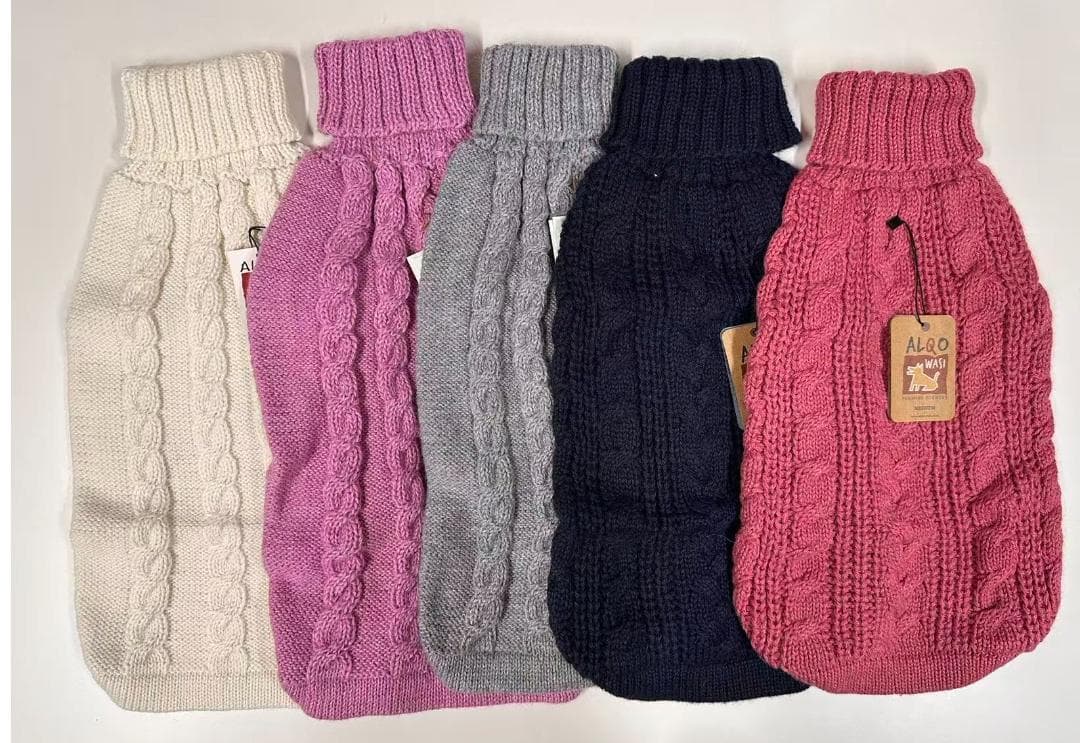 新品 犬服 ニット アウター アルパカニット 手編みニット Mサイズ バラ売り可