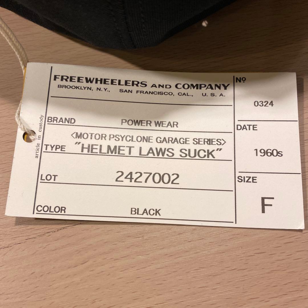 フリーホイーラーズ モーターサイクロンキャップ　黒　新品未使用