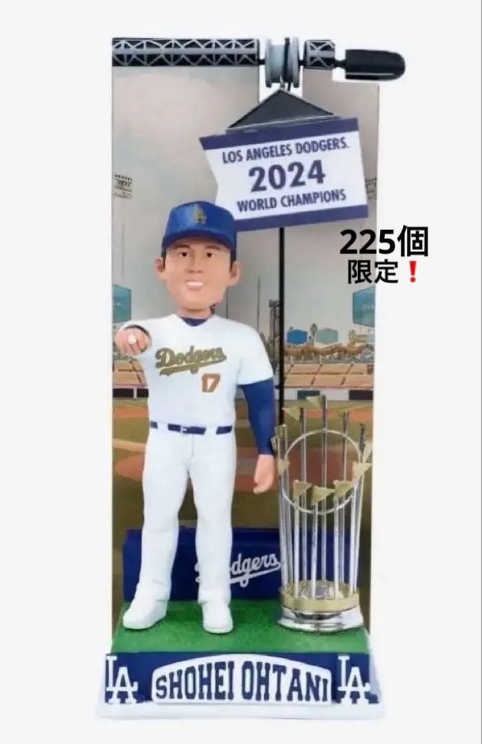【大谷翔平 】2024年ワールドシリーズチャンピオン記念ボブルヘッド ！