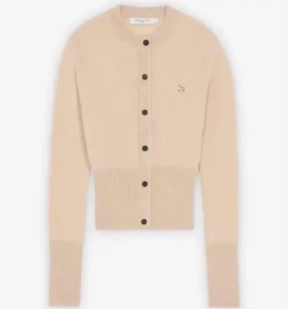 Maison Kitsuné ベビーフォックス パッチ カーディガン　アイボリー