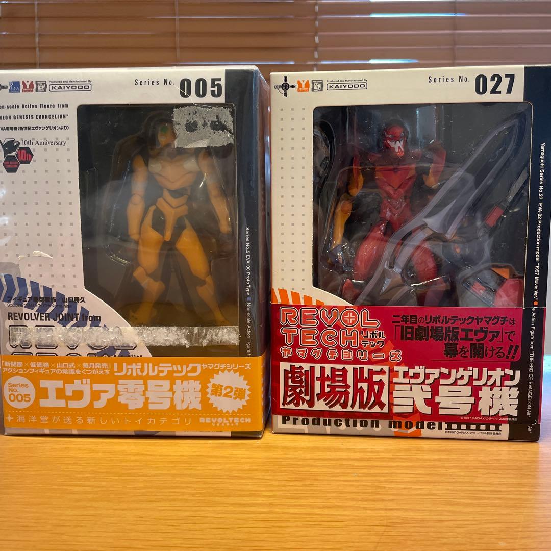エヴァンゲリオン リボルテック 005 027 零号機　弐号機　セット