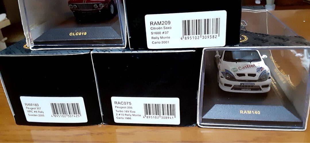 ixo イクソ　ラリーカー　5台セット 1/43