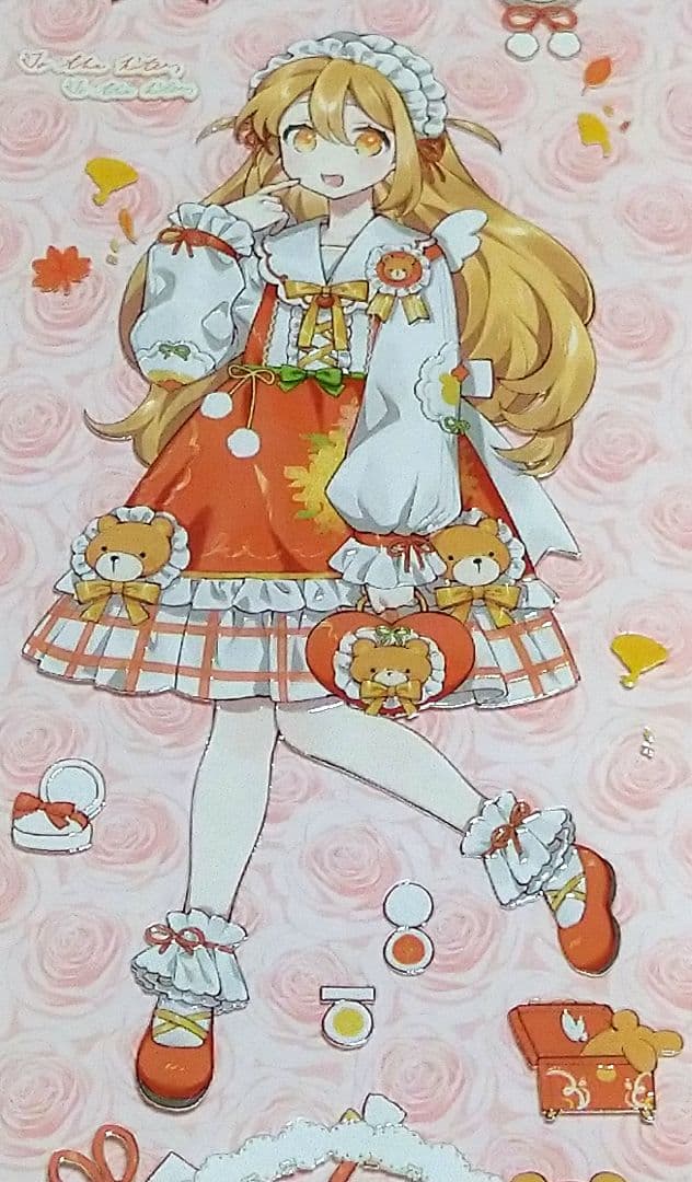 J628＃熊古力(水晶)浮光文创切り売り海外人物マステ女の子