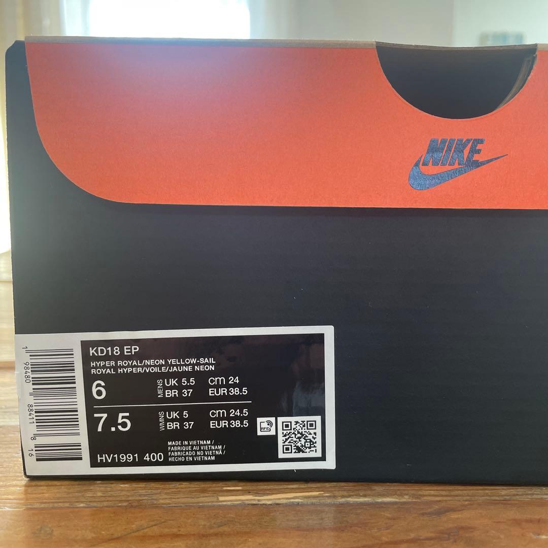 NIKE ナイキ　KD18 バスケットボールシューズ 24cm