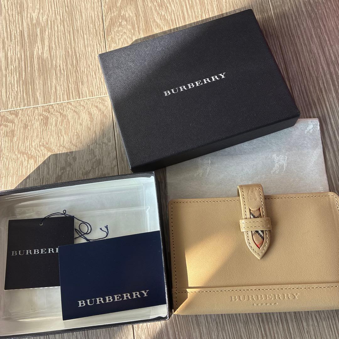 BURBERRY ベージュ スケジュール帳　システム手帳　手帳　バーバリー