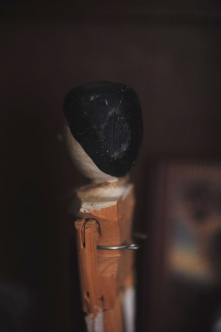 アンティーク ペグドール ウッデンドール