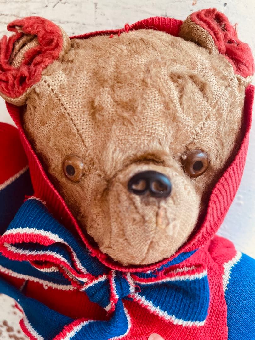 ヴィンテージ ベア　ドール　3体セット　アンティークベア