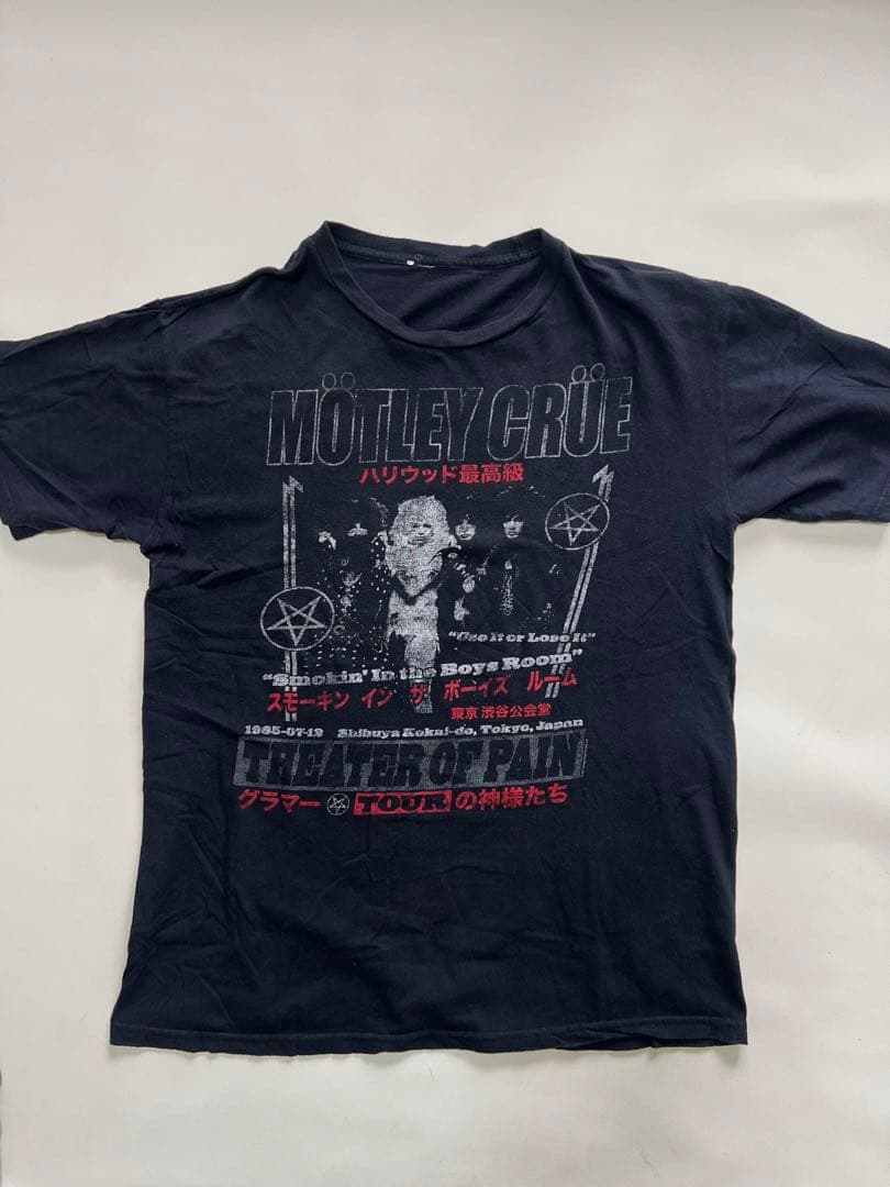 激レア　シングルステッチ　MOTLEY CRUE ツアーTシャツ　モトリークルー