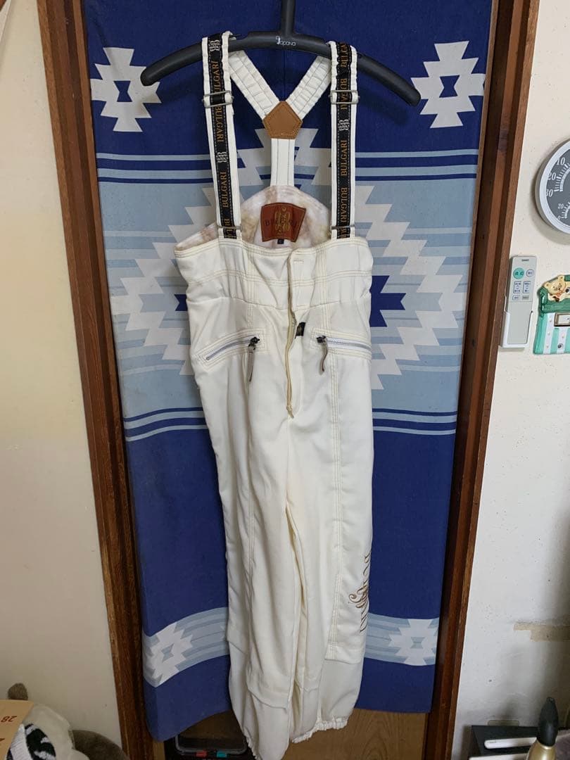 約30年前レトロ　90年代　ブルガリ　スキーウェア上下セット超美品Lサイズ