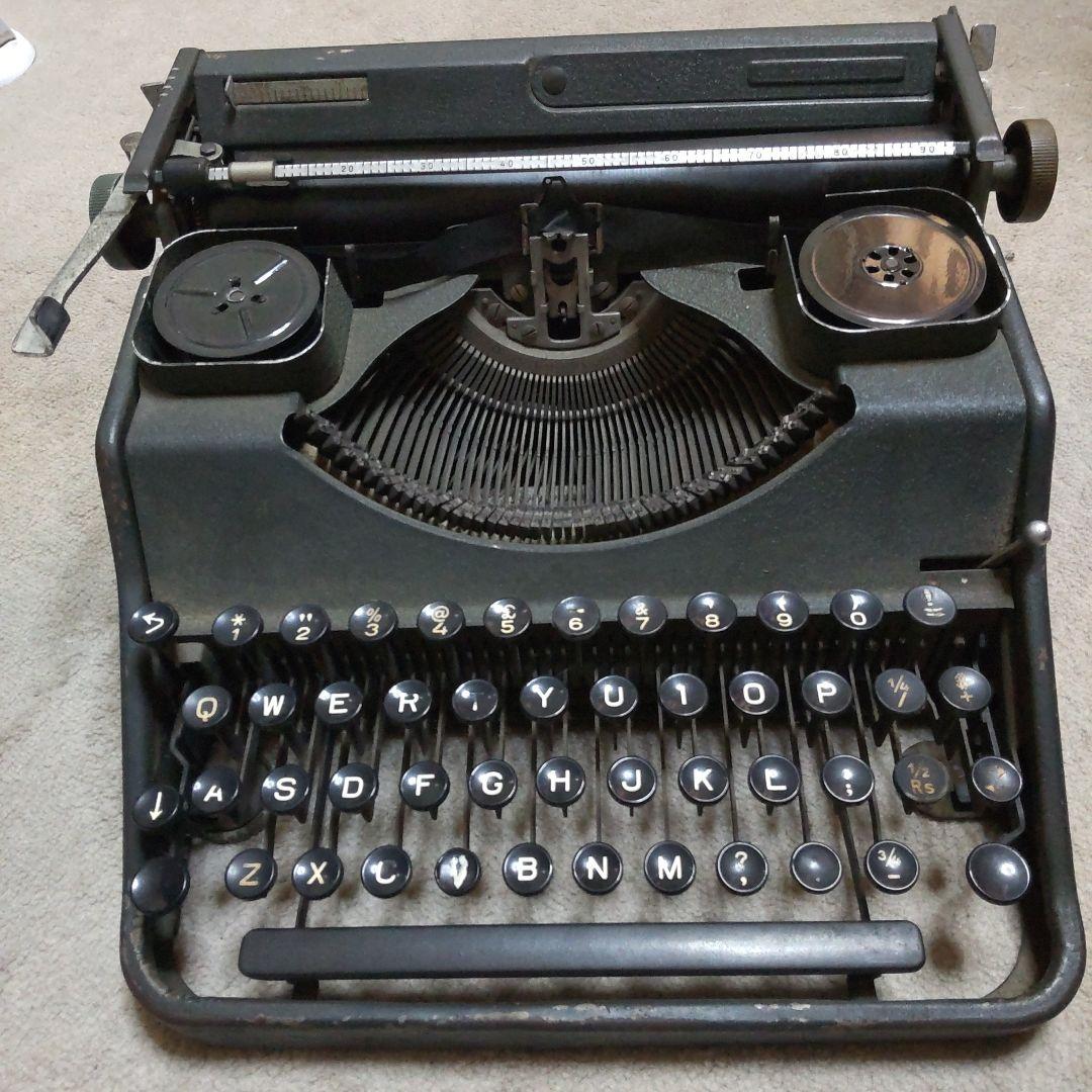 アンティーク好きな方に！ヴィンテージ HERMES タイプライター ブラック