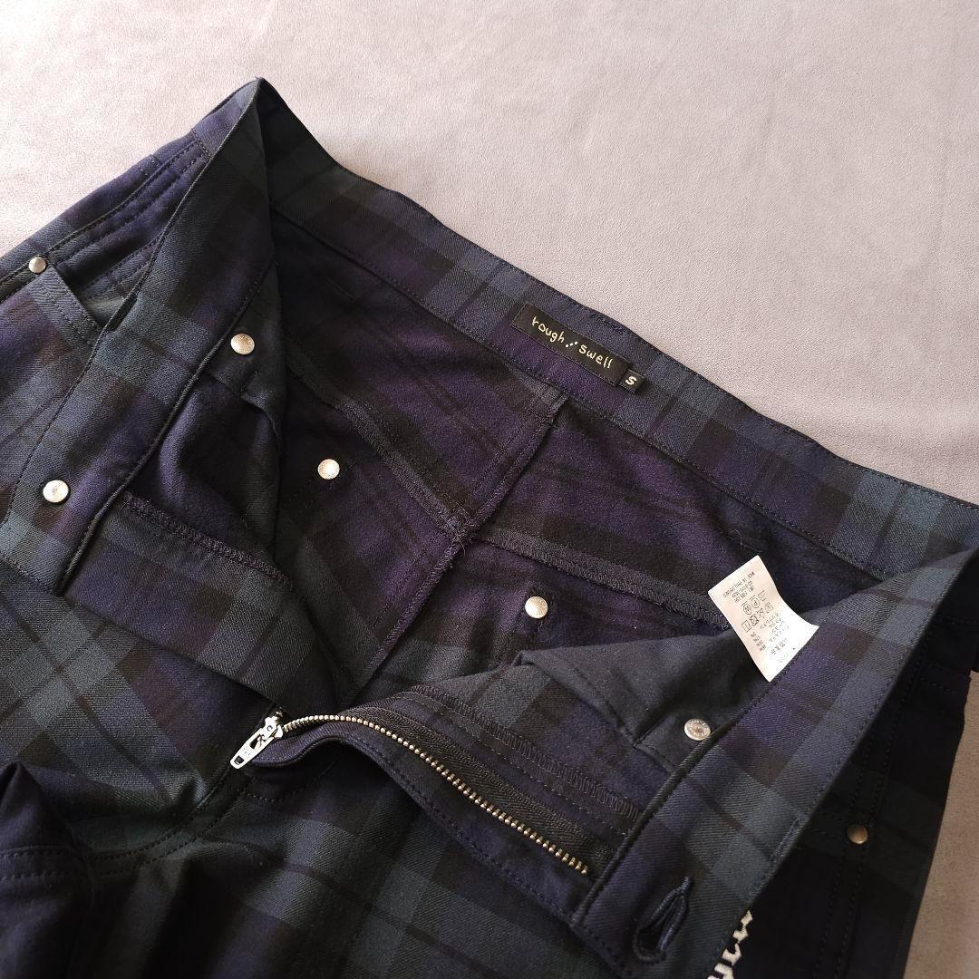 【ラフアンドスウェル】2022年ブラックウォッチ柄 ストレッチゴルフパンツS