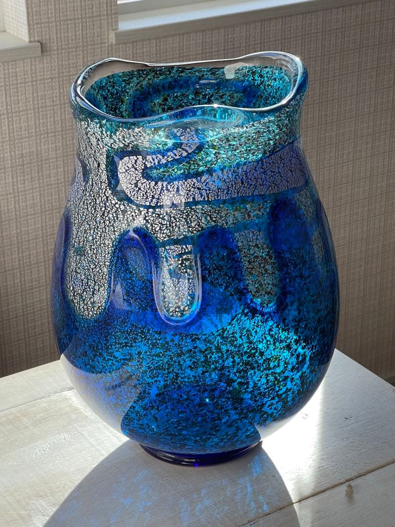 琉球ガラス　大城尚也作　美術品