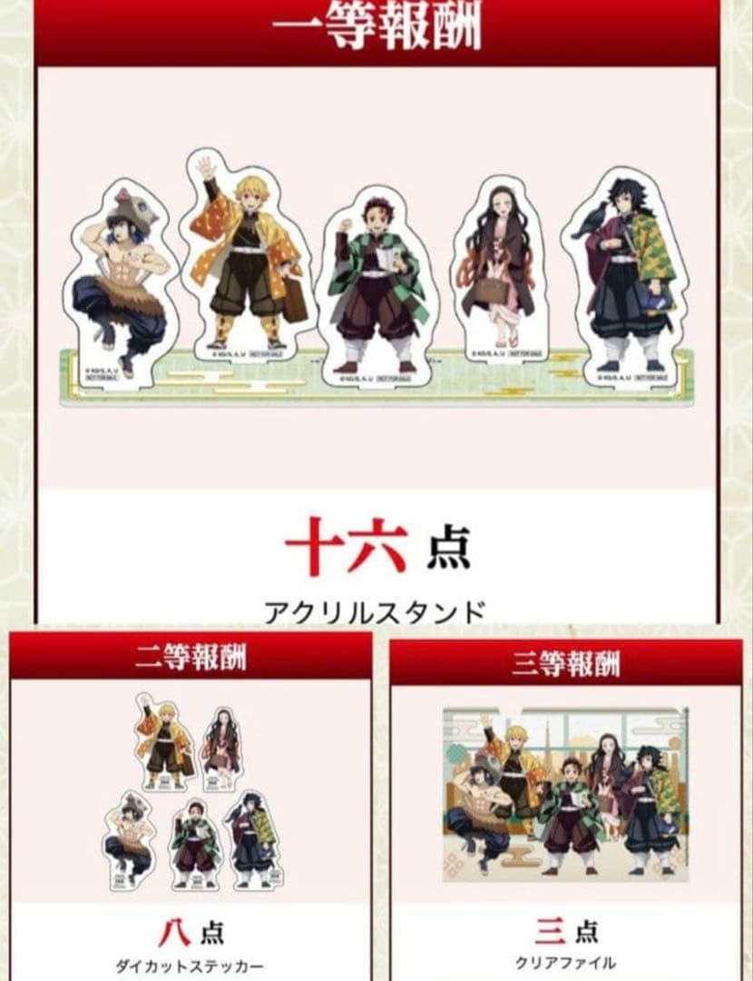 鬼滅の刃 TOKYOアニメツーリズム　デジタルラリー 特典　3種セット