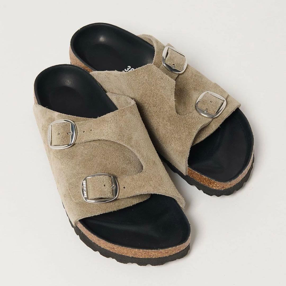 【別注】BIRKENSTOCK ZURICH トープ/サンダル 39
