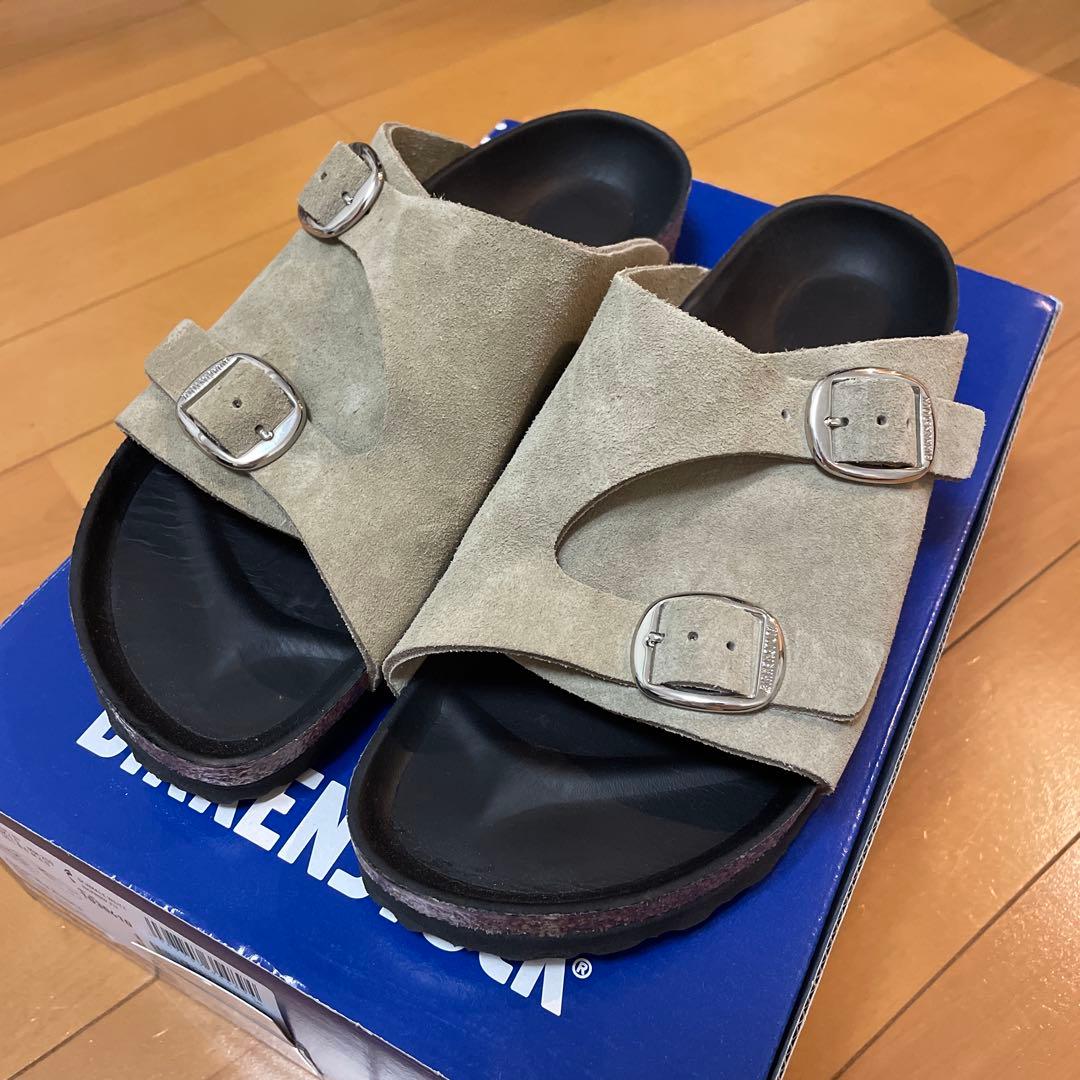 【別注】BIRKENSTOCK ZURICH トープ/サンダル 39