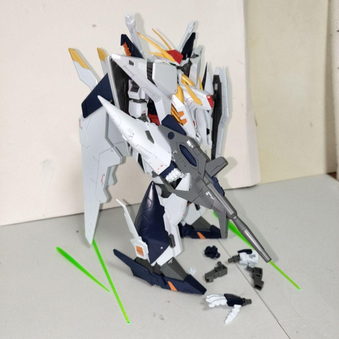 HG 1/144 クスィーガンダム 閃光のハサウェイ 塗装完成品 ガンプラ ギギ