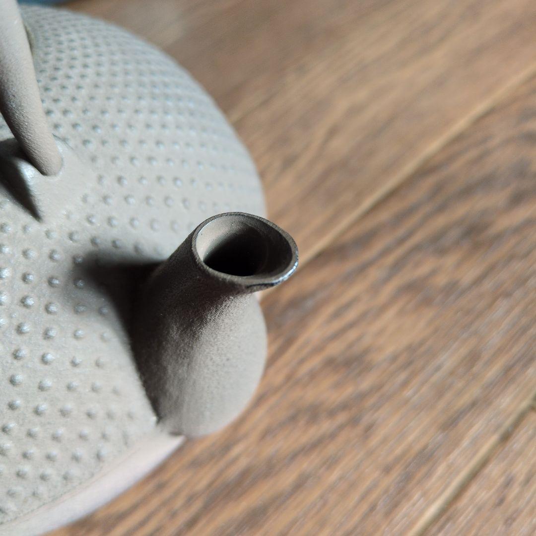 南部鉄瓶 梔子 あられ文様 (小) 茶 1.2リットル 池永鉄工