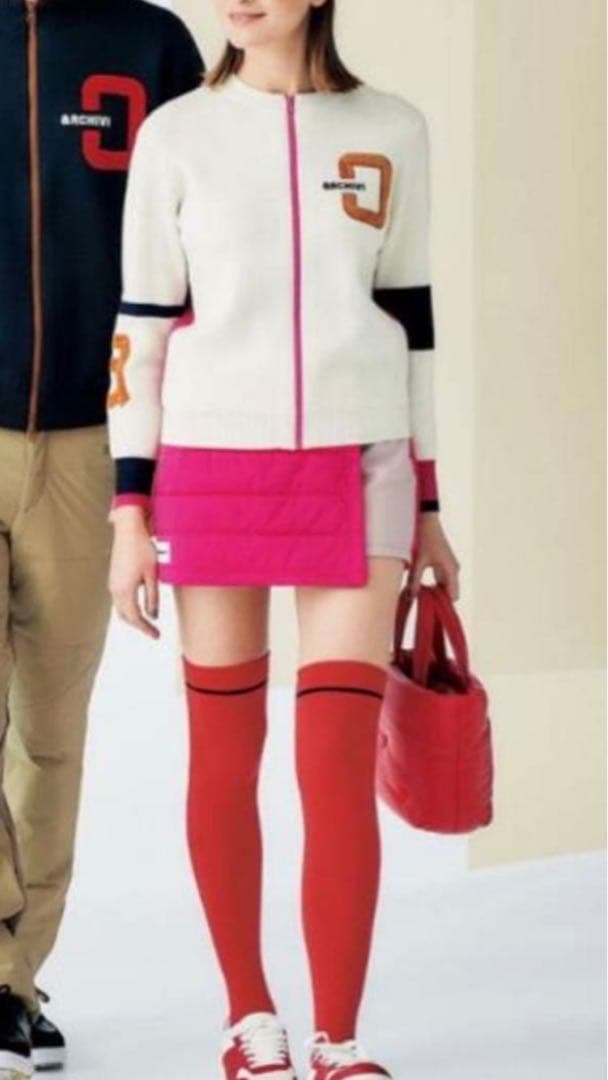 (超美品)アルチビオarchivio 2024秋冬ジップアップニットブルゾン36