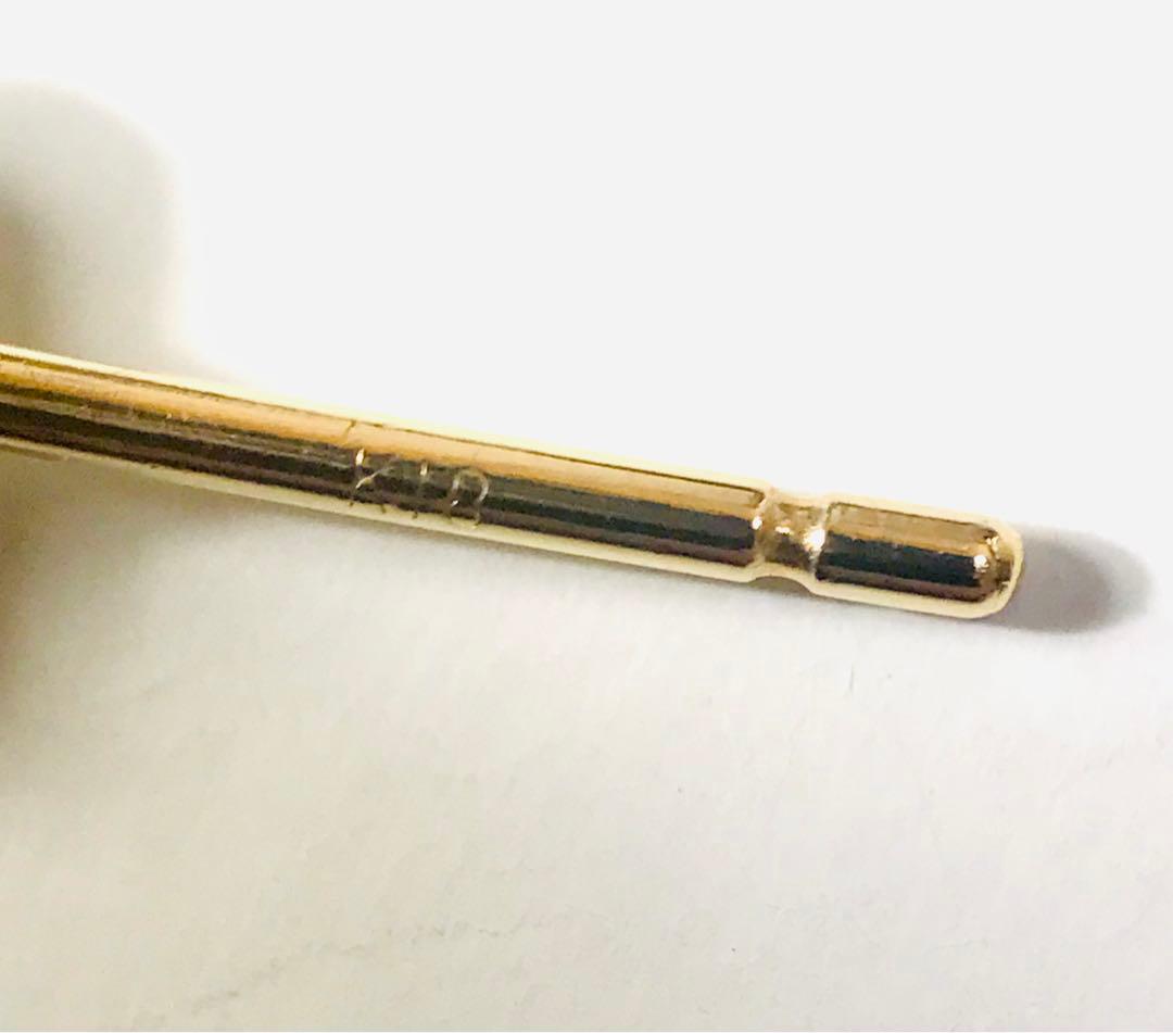 K18 k14ポンテヴェキオ　片耳ピアス　3点セット