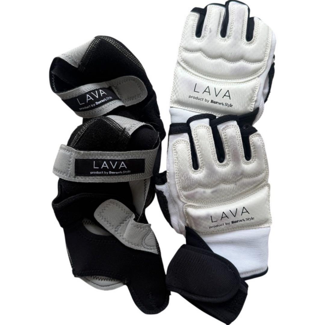 LAVA ボクシンググローブ　シューズ　バーネススタイル　Sサイズ　ホワイト