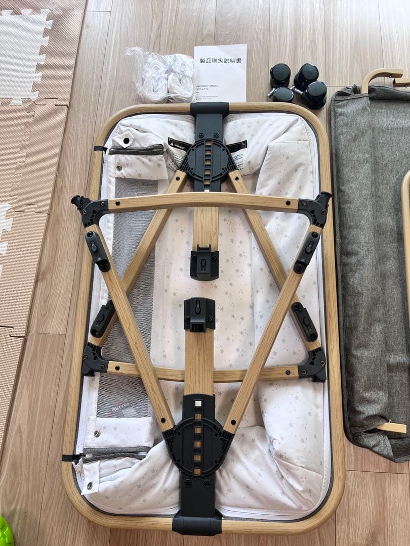 HZDMJ ベビーベット　グレー