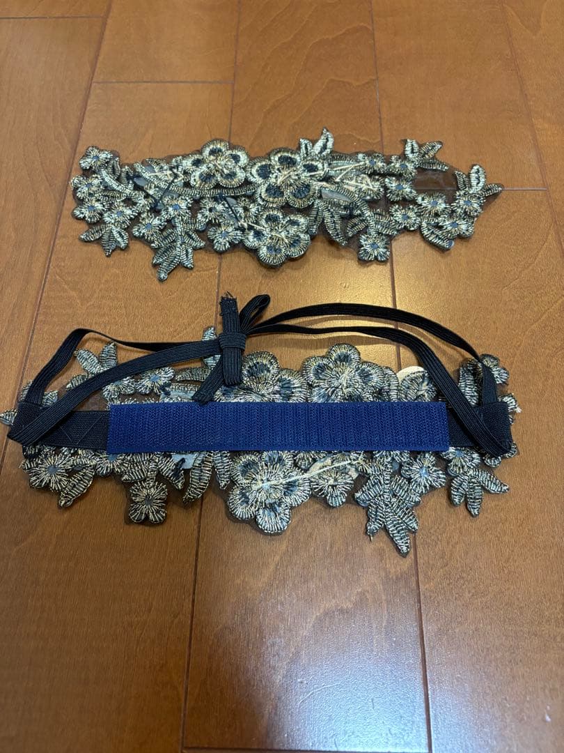 ベリーダンス 衣装 Sufel Boutique 青 メッシュ フュージョン