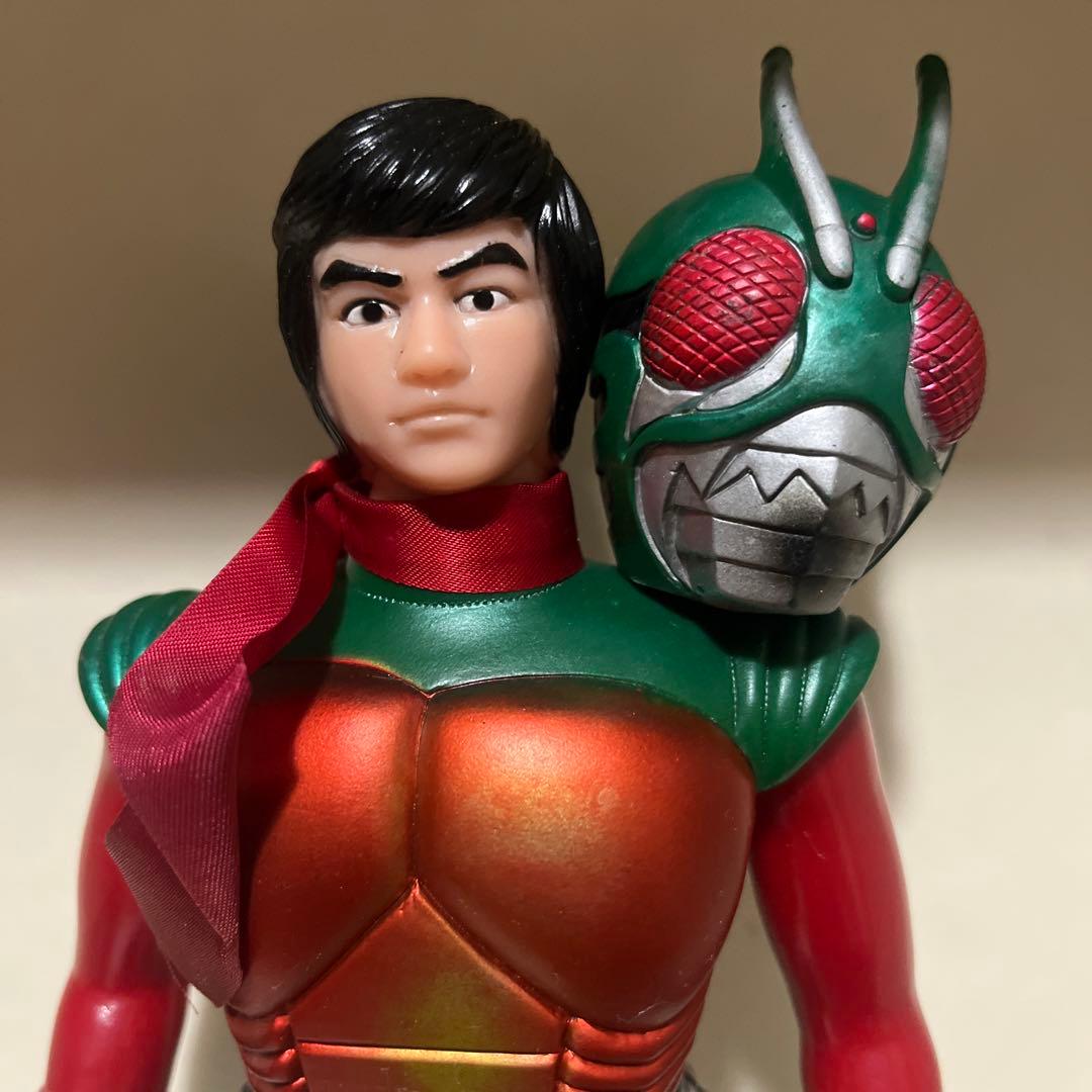 ポピー製 スカイライダー 面取れ 面替え ソフビ フィギュア