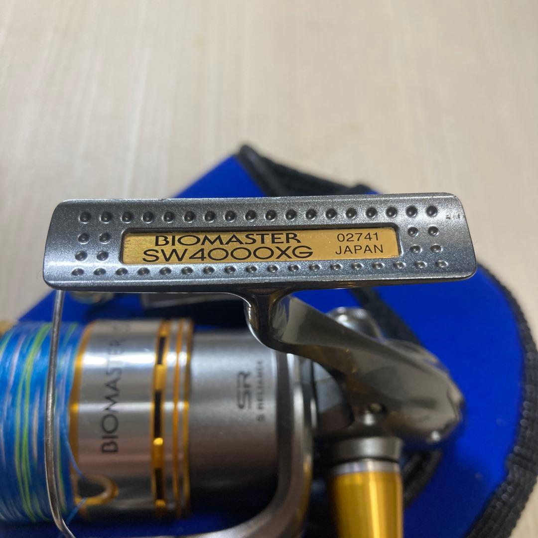 シマノ　バイオマスターsw 4000xg カバー付き