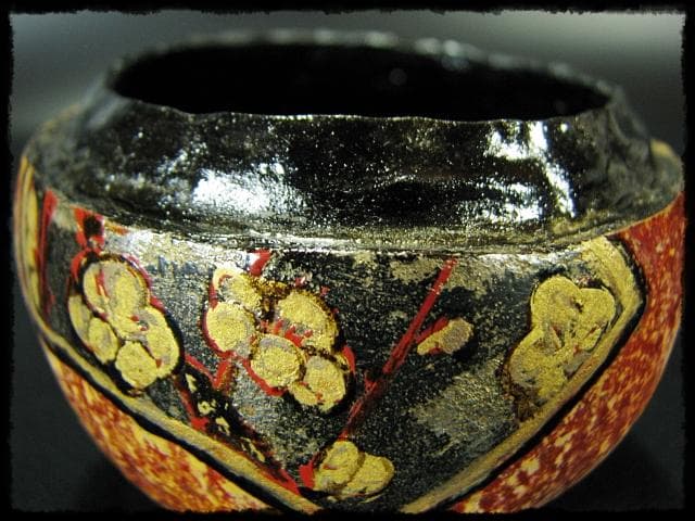 田中 篁秋 可忘茶 かぼちゃ 茶入 茶道具 e139