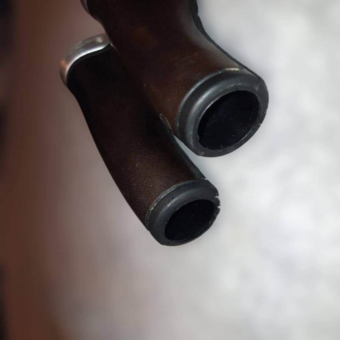 【廃盤・希少品】エルゴンGP1バイオレザーグリップラージロングブラウンブラック