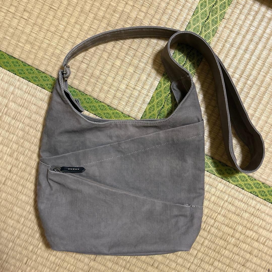 香久山鞄 赤さび染め帆布 タケノコショルダー