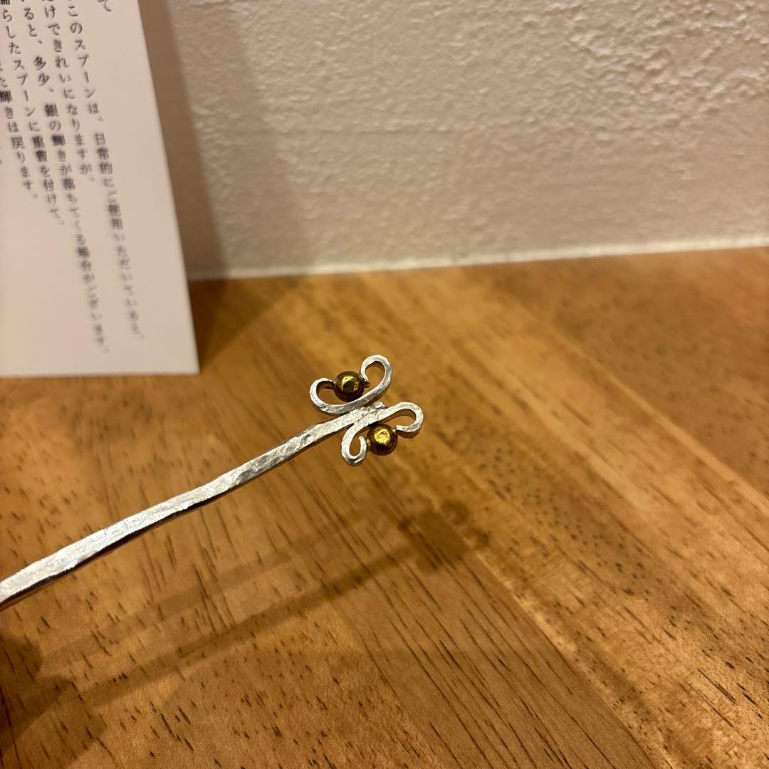 川地あや香　シルバースプーン　純銀製　銀細工