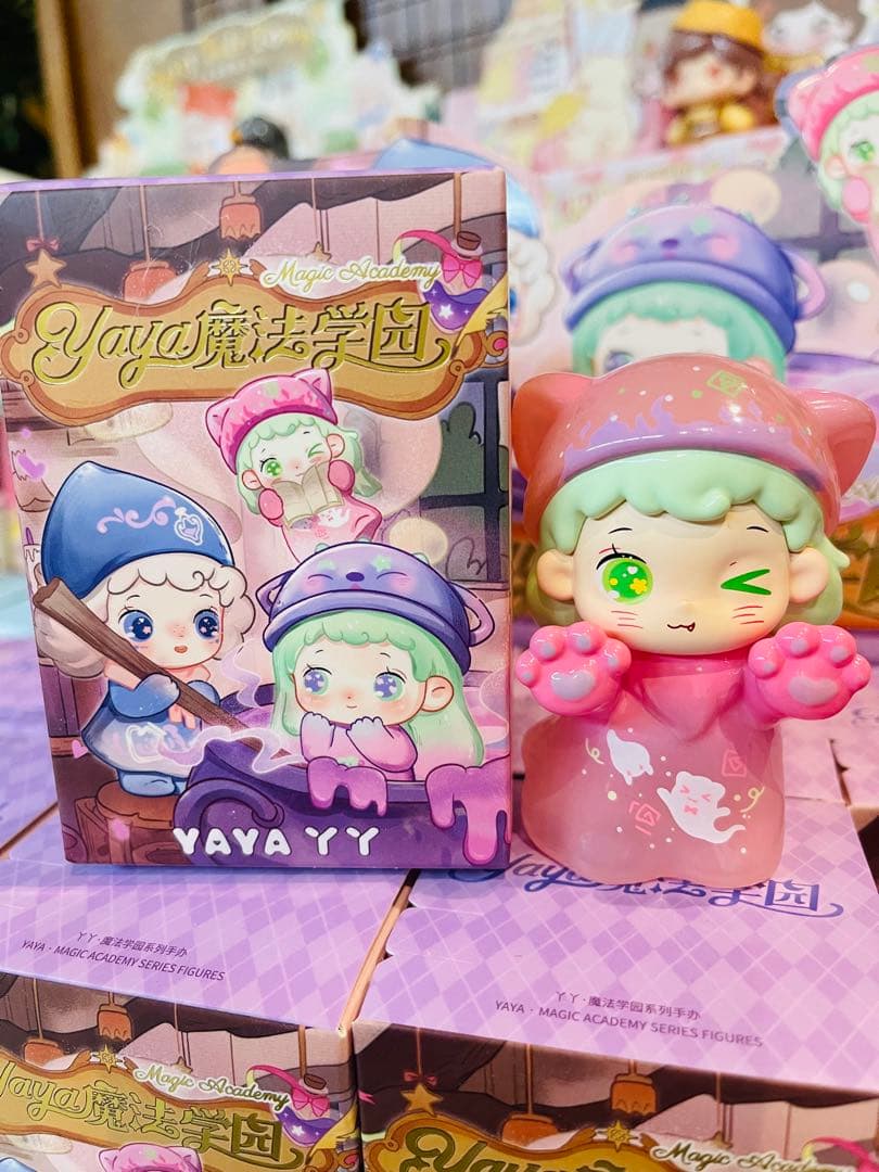 Yaya 魔法の冒険 フィギュア 猫耳帽子9個セット