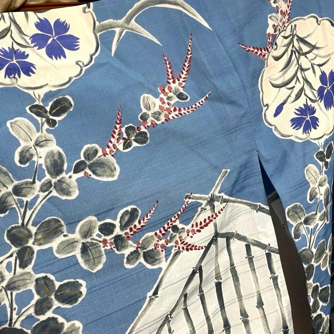 浴衣 さんび レディースMサイズ　クリーニング済み