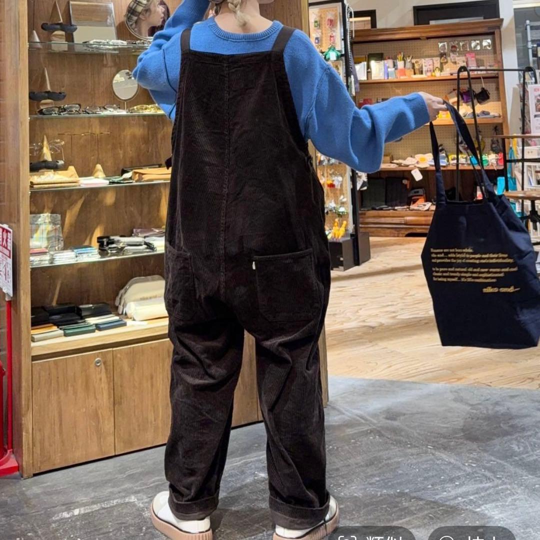 今季 コーデュロイオーバーオール レデース 気まぐれ値下げ!!