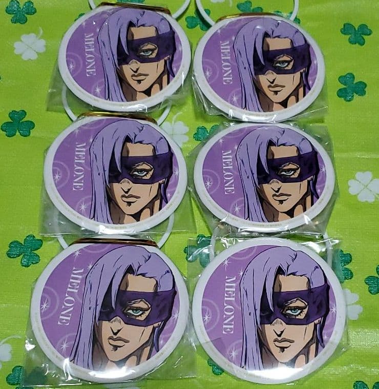 ジョジョ　メローネ缶バッジ６点セット