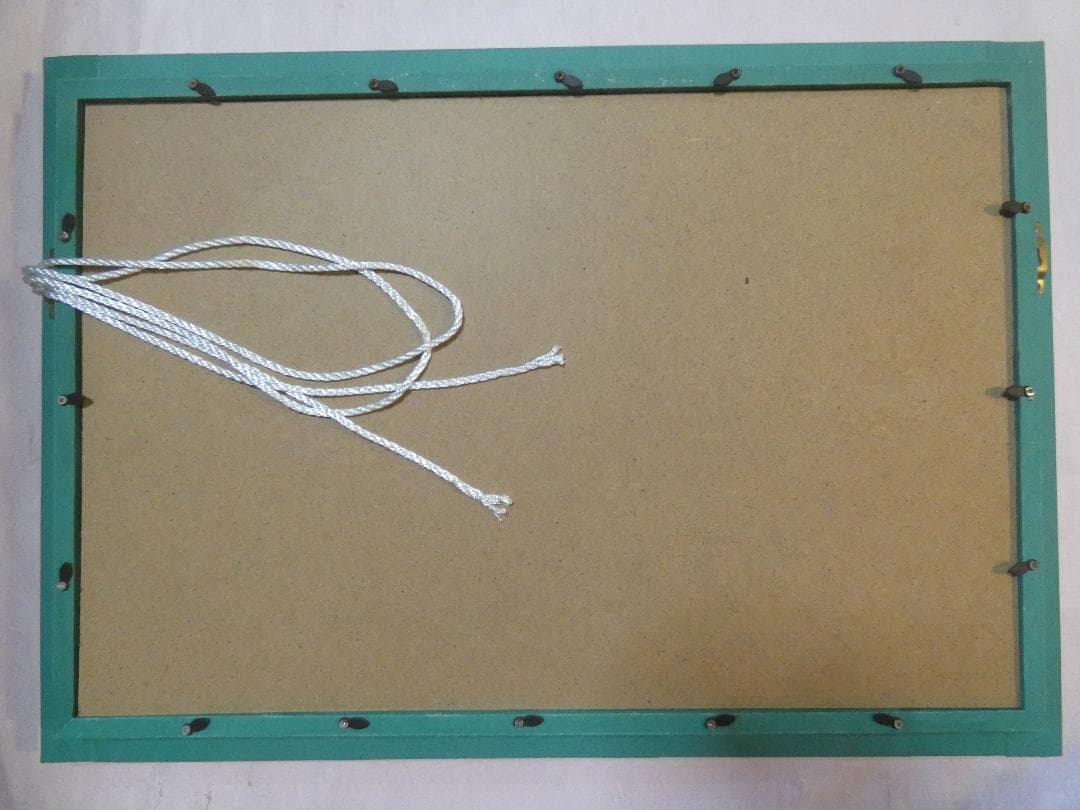 油彩画 風景 中島千波 「桜花」サイン 額装済み 肉筆手描き M10