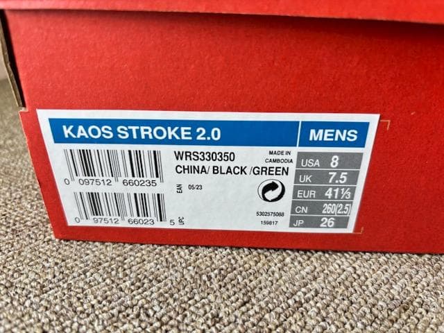 ウィルソン KAOS STROKE 2.0 男性 テニスシューズ 26cm