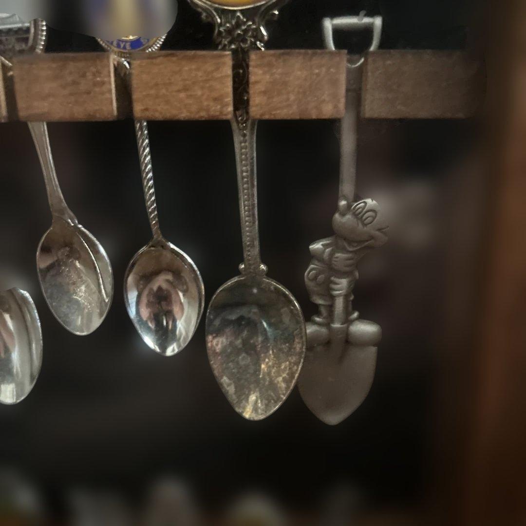 スーベニアスプーンコレクション 木製フレーム付き 値下げしました